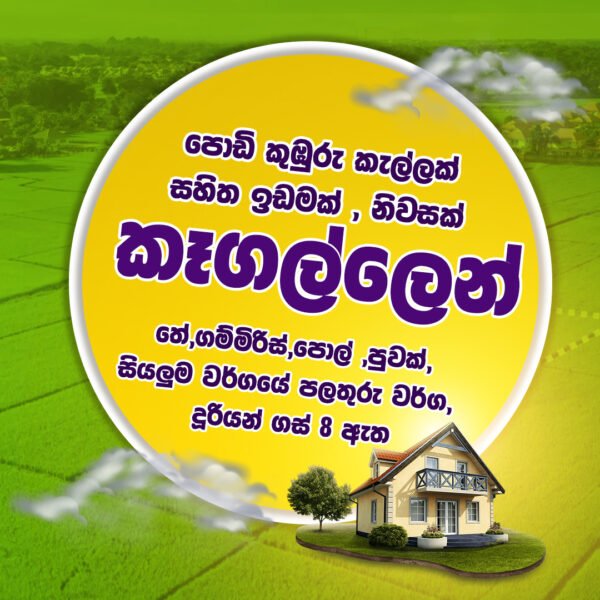 Kegalla House with Land for sale | කෑගල්ලෙන් වටිනා නිවසක් සමග ඉඩමක්